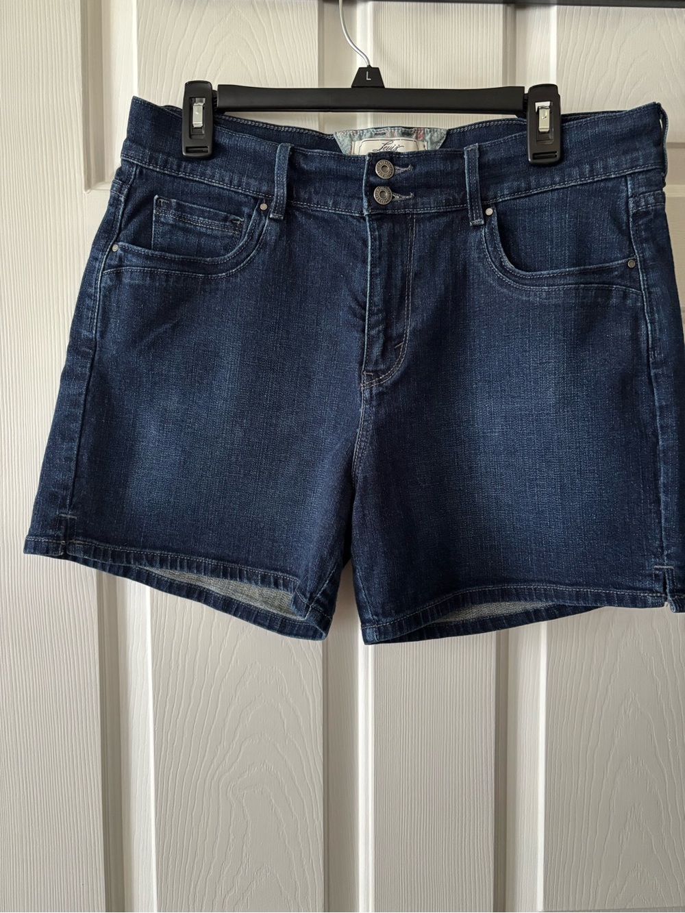 Levi's Women's Dark Blue Denim Shorts